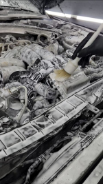 химчистка подкапотного пространства audi s7 — миниатюра 1